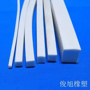 封口机防撞防水硅胶条实心方条耐高温密封条防滑方型