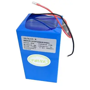 VOLTA沃塔牌磷酸铁锂电池25.6V6AH尤尼电池厂家直销