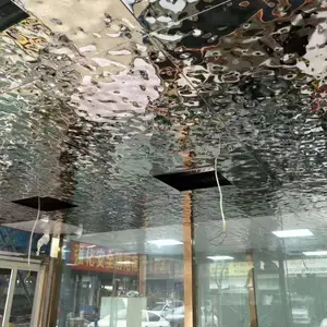 不锈钢水波纹板客厅背景墙装饰材