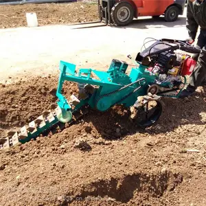 工程埋线开沟机 电缆线管道单双链条开沟机 城乡道路埋管开槽机