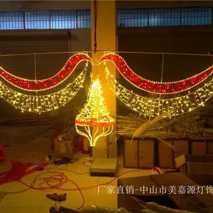 户外led造型街道专用彩灯-横跨造型灯-街道造型灯