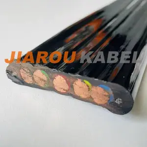 聚氨酯扁平电缆 防水防腐蚀工业扁平线缆