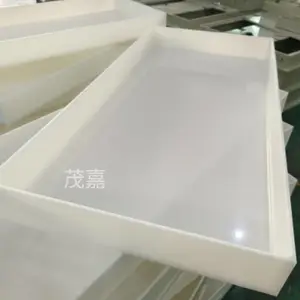 PP聚丙烯接水盘耐塑料防渗漏托盘实验室试剂药品柜防爆柜方形盘