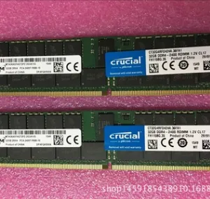 全新镁光 原厂32G DDR4 MTA36ASF4G72PZ-2G6服务器内存 RDIMM