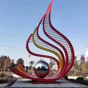 304不锈钢雕塑，景观304不锈钢，广场304不锈钢