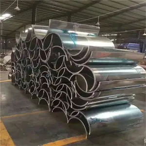 木纹铝方通室内铝单板天花吊顶烤漆喷涂工艺
