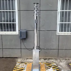 自动上下升降杆车载天线伸缩杆电动伸缩天线杆十米伸缩杆车载定制