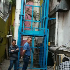 汕头农贸市场载货梯安装在房子外面 惠州液压升降平台厂家定做