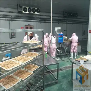 无骨鸡柳上浆机 雪花鸡柳裹雪花片设备 裹糠均匀省人工