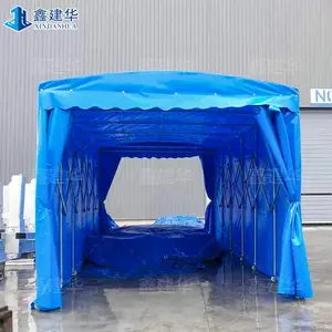 常州新北物流仓库蓬收缩帆布雨蓬各地有厂家