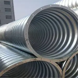 钢制波纹涵管安装一体化 4米4片拼装波纹管施工工序