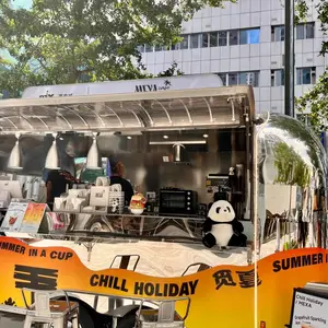 山东临沂餐车景区咖啡奶茶网红夜市商用多功能移动摆摊小吃车