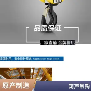 欧式新型吊钩桥式起重机配用电动葫芦运行平稳,无噪音