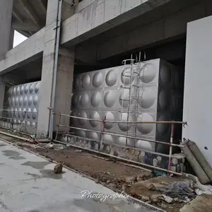 消防贮水箱 方形 圆形 玻璃钢 不锈钢 工厂 学校 消防工程