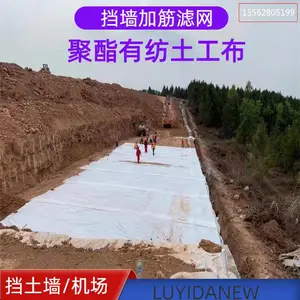 抗拉强度高 聚酯有纺土工布 200kn经纬有纺土工布供应 挡墙加筋布