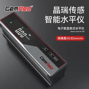 晶瑞传感单轴水平仪数显电子水平尺条式蓝牙款标准款厂家直销