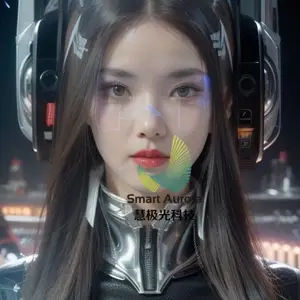 定制AIGC创意制卡机 拍照制卡互动装置 会展车展交互AI制卡