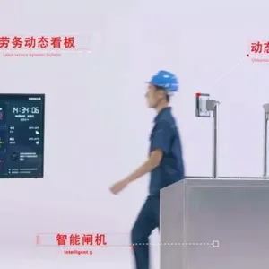 建筑工地劳务实名制通道动态人脸识别云平台管理