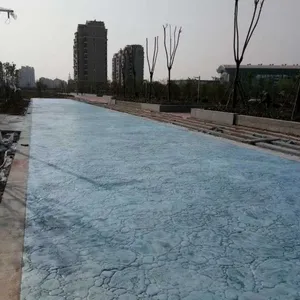 压花地坪材料 上海桓石 浙江金华配送服务 技术指导 工程施工