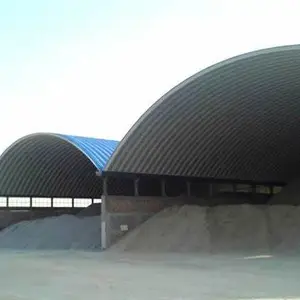 环保密闭型金属拱形屋面,有效保护室内环境