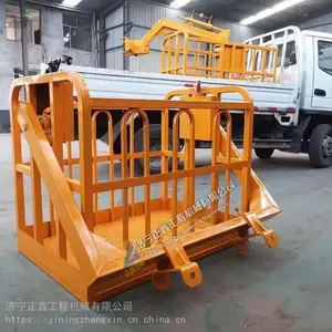 吊车吊篮作业 吊车顶筐吊篮 吊车改装吊篮