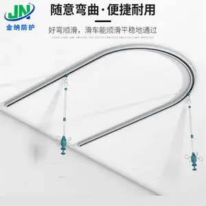 厂家供应 输液吊架滑轨 U型输液轨 铝合金厂家