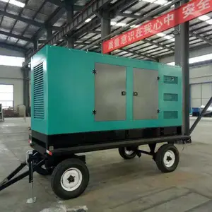 社区备用发电机组 100KW移动式发电机组