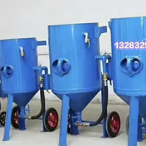 钢板除锈喷砂轮船翻新500新款气动高压喷砂除锈设备喷砂机