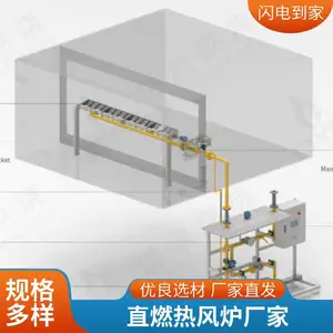 天燃气热风炉 干燥机加热装置 结构紧凑 占地面积小 支持定制