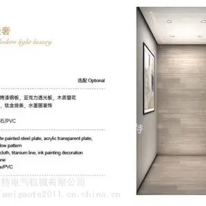 电梯装潢:轿厢装潢、轿门装潢、厅门装潢、轿顶装潢、轿底装潢、扶梯装潢、人行道装潢