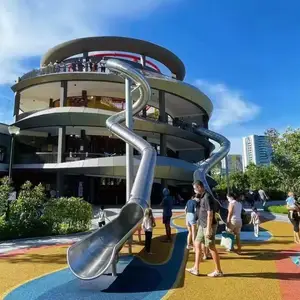 儿童室外游乐设备 大型玩具定制 不锈钢滑梯