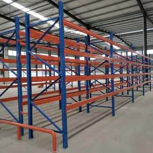 库房仓储中重型货架 工业用横梁式置物架 钢制加厚储物架