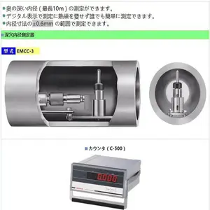 日本peacock深孔内径测量仪EMCC-4深孔内径量表大直径内孔测量