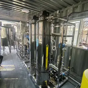 集装箱集成式 可移动 户外 直饮水设备 500L-2000L/小时可定制