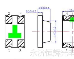 贴片led0805红蓝双色红绿双色橙绿双色蓝绿双色黄绿双色