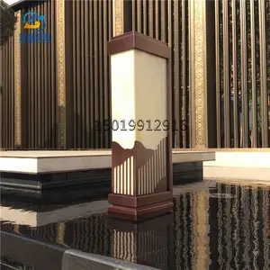 样板区门口立柱灯0.8米水池景观灯防水售楼营销中心草坪灯室外云石道路灯定制