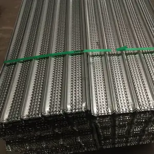 后浇带收口网 轻钢别墅墙体抹灰免拆快易收口网镀锌鱼鳞铁丝网