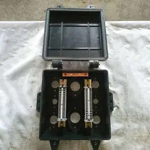 铁路信号电缆穿入电缆盒 HG-16杆上电缆盒 附抱箍引线管