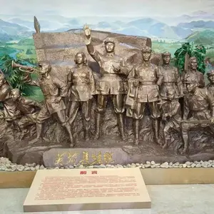 河北玻璃钢雕塑定制厂家园林景观雕塑人物小品场景雕像