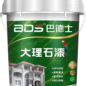 外墙仿石漆头部仿石漆厂家,大理石漆水包砂巴德士仿石漆