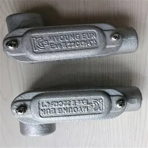 DN32三通分线盒铸铝合金铸造成型 二通四通 角通