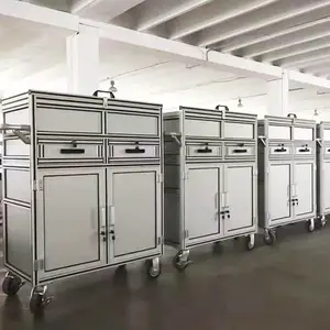 铝型材自动化设备机柜 检测台架 铝合金玻璃柜 非标定制