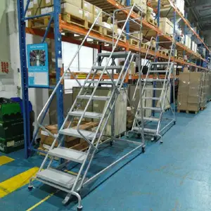 ETU易梯优| 超市仓库登高车 补货梯子 可移动拆卸式登高梯子