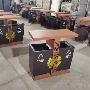 户外街道果皮箱不锈钢垃圾桶学校广场专用垃圾箱定制