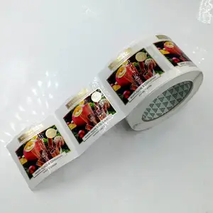 哑光塑料薄膜不干胶标签高清彩色印刷防水防油撕不烂