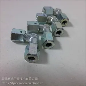 雷斯特利TN419可调式直角接头锥体带O型圈卡套式接头