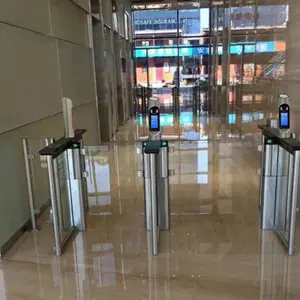 高端写字楼速通门刷卡人脸识别