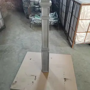 赛达楼梯起头柱，铁艺方柱子，美观大方，大量现货，可来厂订做