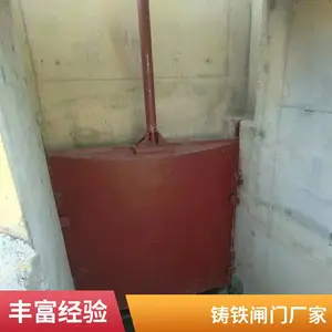 手电动铸铁镶铜方闸门 倒虹井铸铁闸门 球墨铸铁圆形闸门