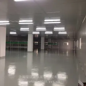 金山厂房装修丨汽车制造洁净车间装修丨电子工厂无尘室设计净化工程案例-上海荣钦装修公司